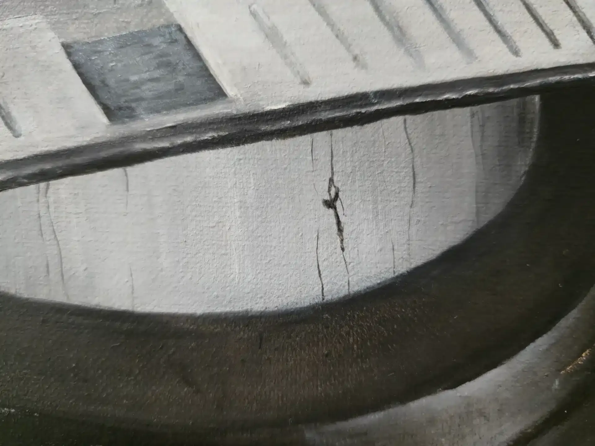 Painting detail by Agu Kleme